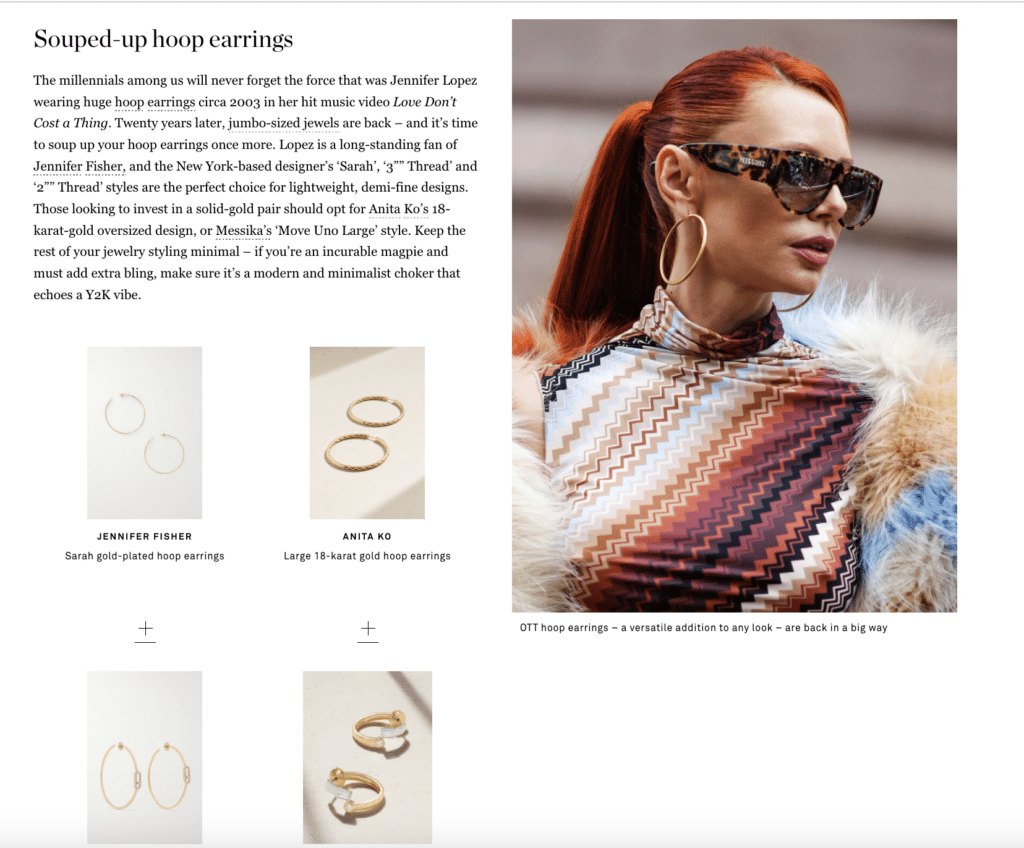 chunky hoops from netaporter