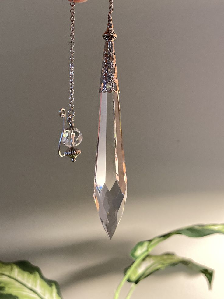 Glass Pendulum Prism Pendant