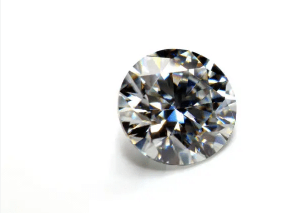 a piece of moissanite