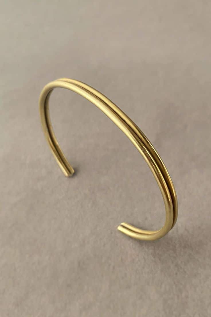 Gold-plated Brass Bracelet