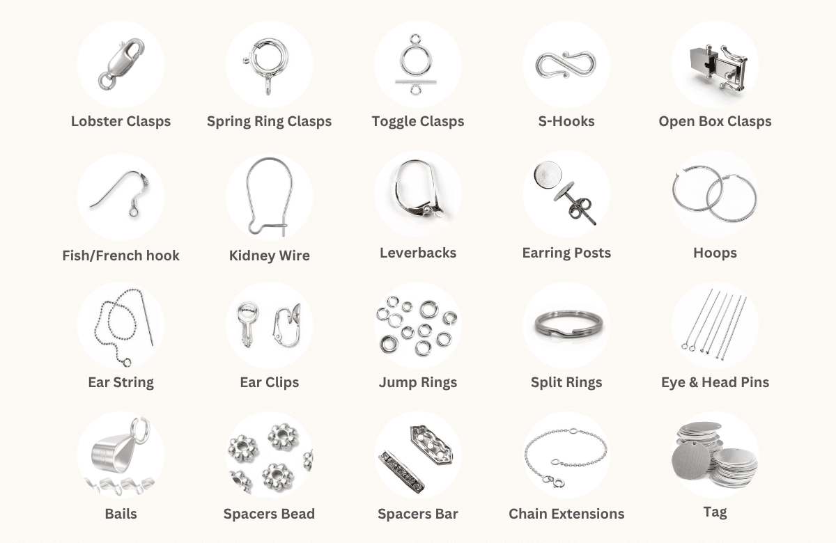 Different Types of Jewelry Findings