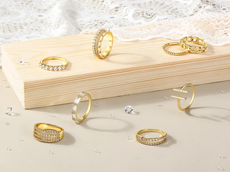 stainless steel rings banner