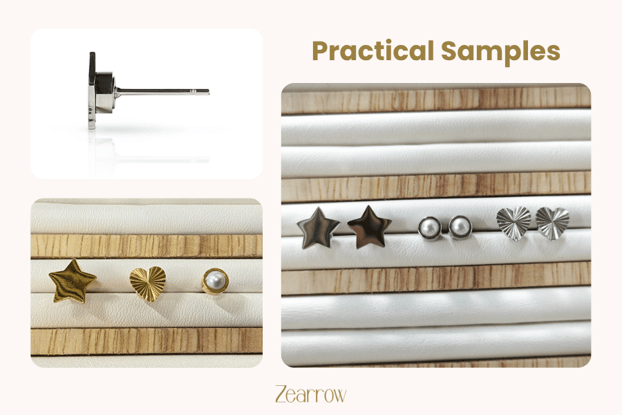 Detachable Magnetic Stud Earrings Samples