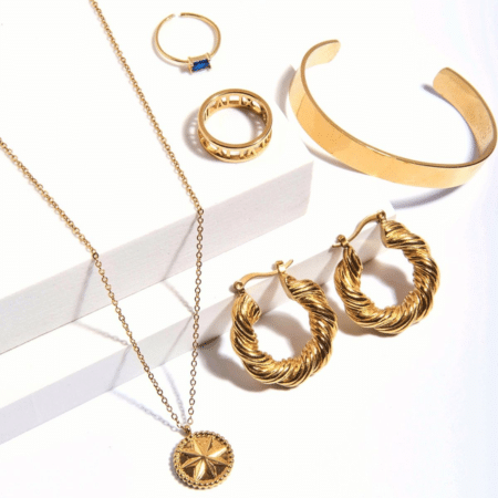 Brass Jewelry Set